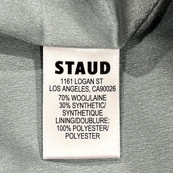 NWT NEW STAUD Sanza Wool Blend Coat - Picture 9 of 9